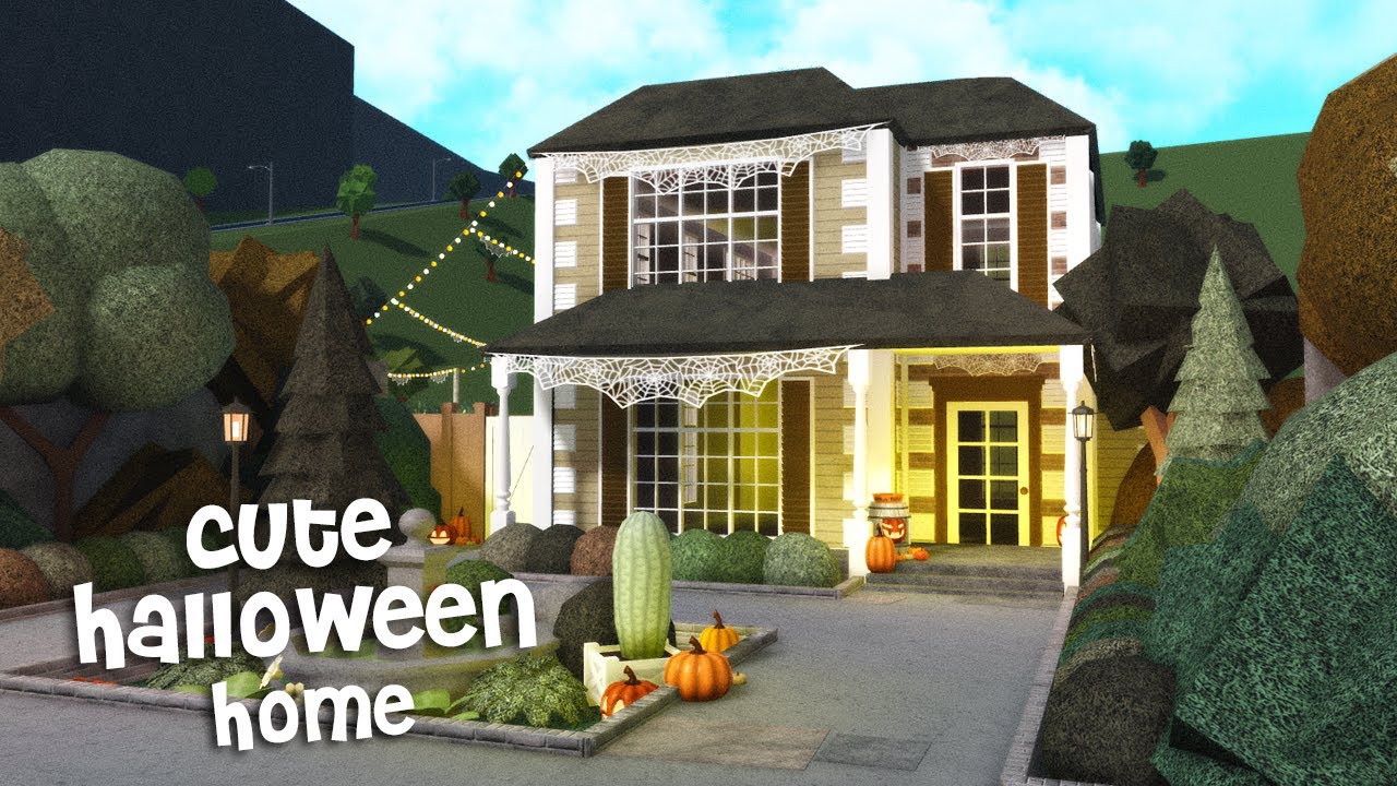 cute halloween home, exterior