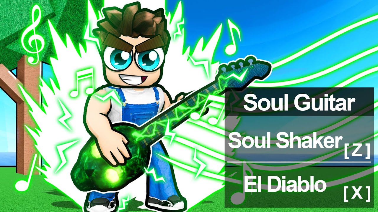 Soul Guitar Showcase - Blox Fruit - BiliBili