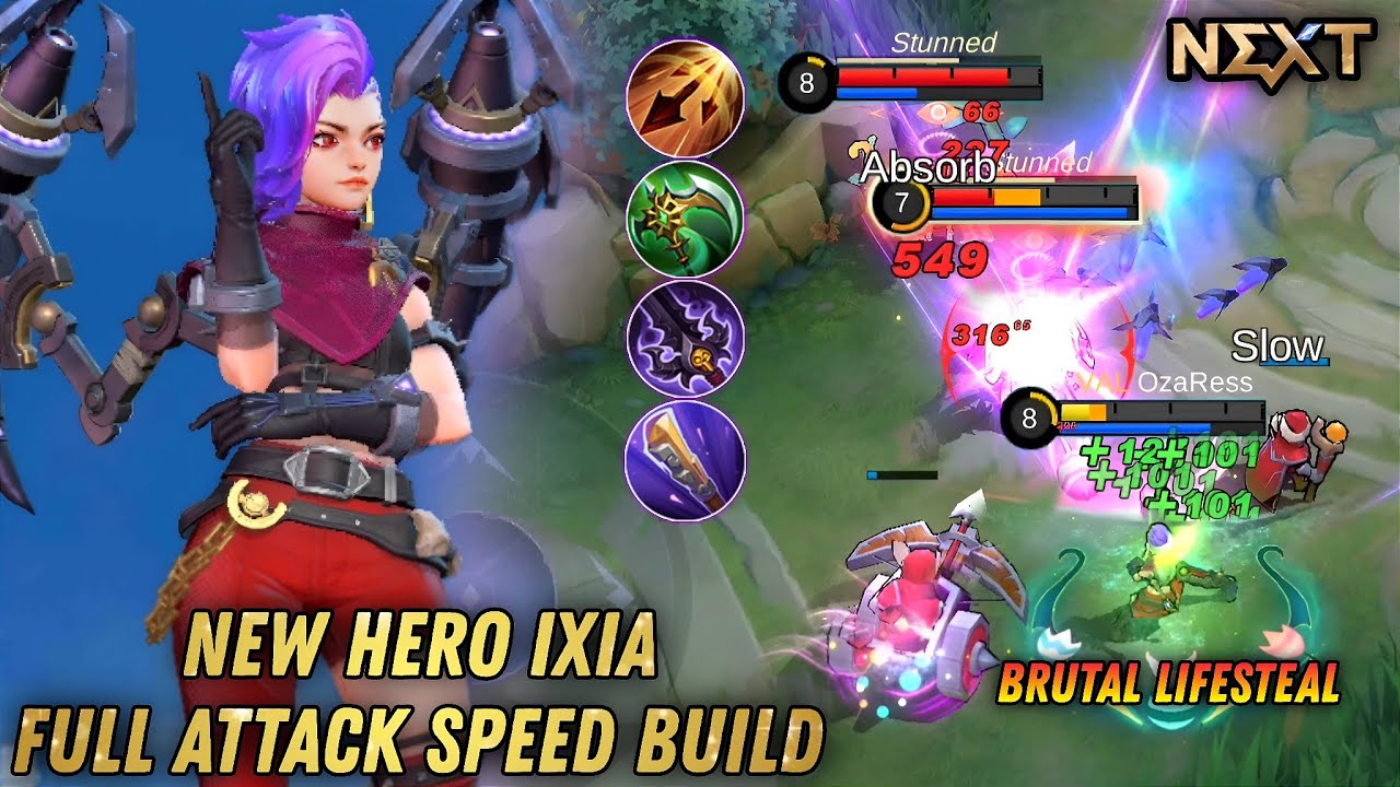 Ixia Mobile Legends , New Hero Ixia Gameplay - Mobile Legends Bang Bang 