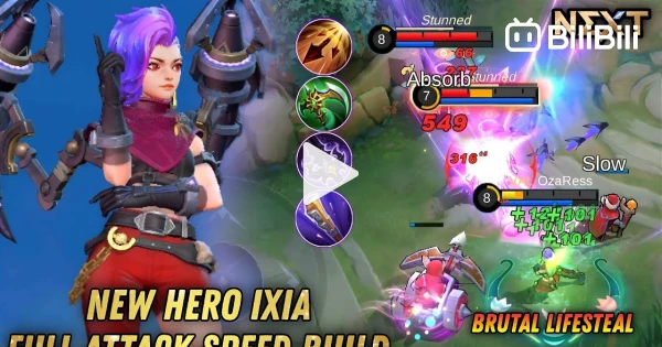 Ixia Mobile Legends , New Hero Ixia Gameplay - Mobile Legends Bang Bang 