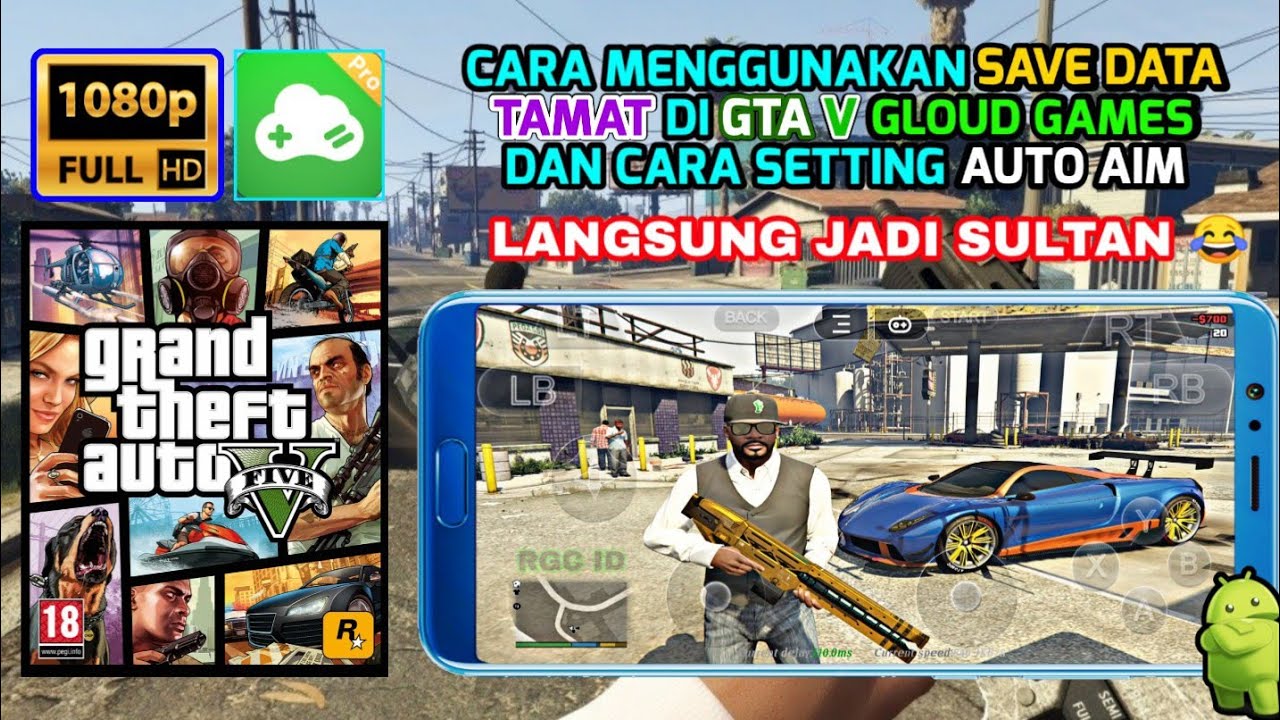 GTA 5 Fanmade Android Offline Map Luas  GTA V Fan Game Terbaik di 2021? -  BiliBili