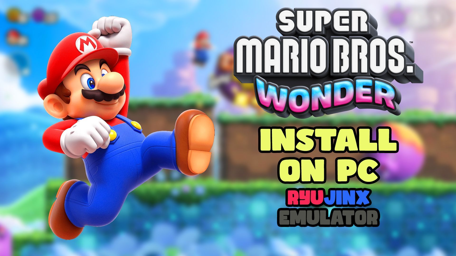 How to Download YUZU & Install Super Mario Bros Wonder on PC - video  Dailymotion