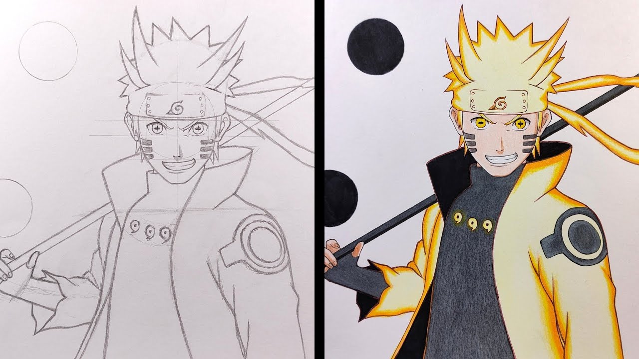 Drawing Naruto Uzumaki From Naruto Easy Drawing Tutorial | tutorial, drawing  | How to Draw Naruto Uzumaki From Naruto | By Abhishek Artz | Facebook