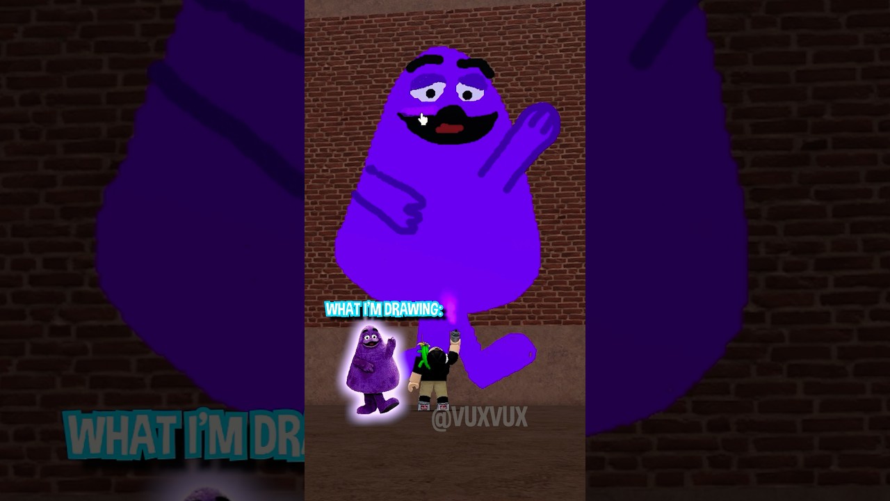 BEBI O GRIMACE SHAKE E ISSO ACONTECEU (Grimace Roblox) 