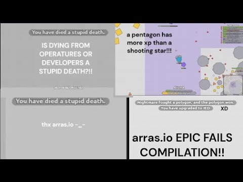 arras.io EPIC FAILS COMPILATION! - BiliBili