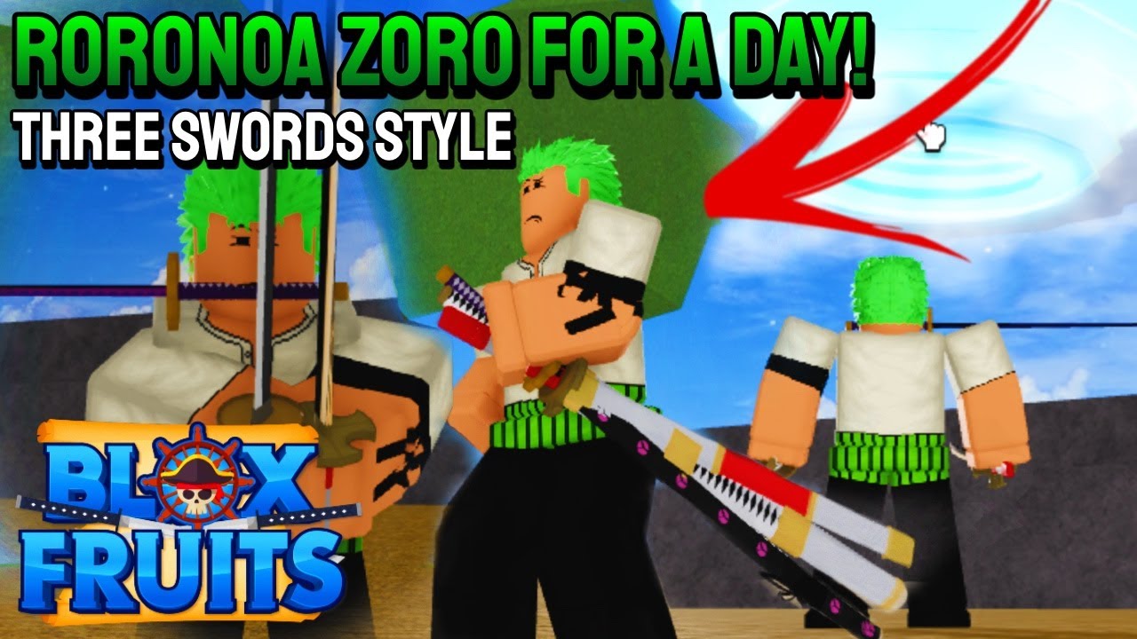 EU VIREI O ZORO NO BLOX FRUITS!! 