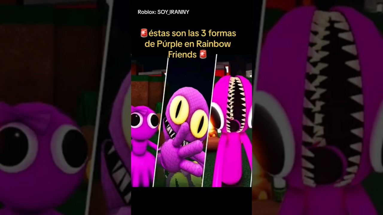 Roblox Rainbow Friends Eaten by Purple 