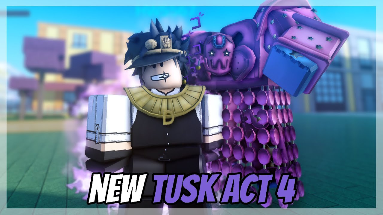 Checking Out The NEW Tusk Act 4 on This Roblox JOJO Game