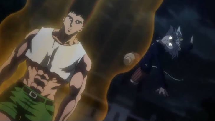 Gon vs. Pitou, Gon unleashed his true power