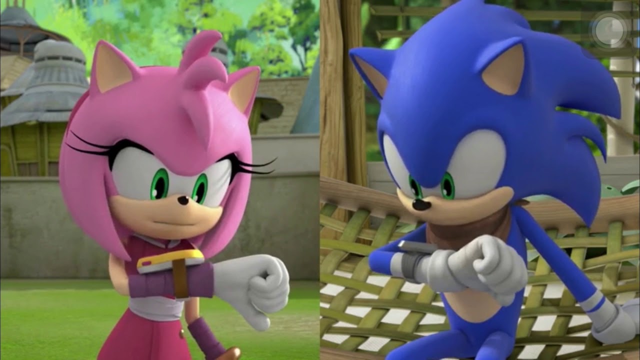 Sonamy moments/interactions in Sonic Boom Part 14 