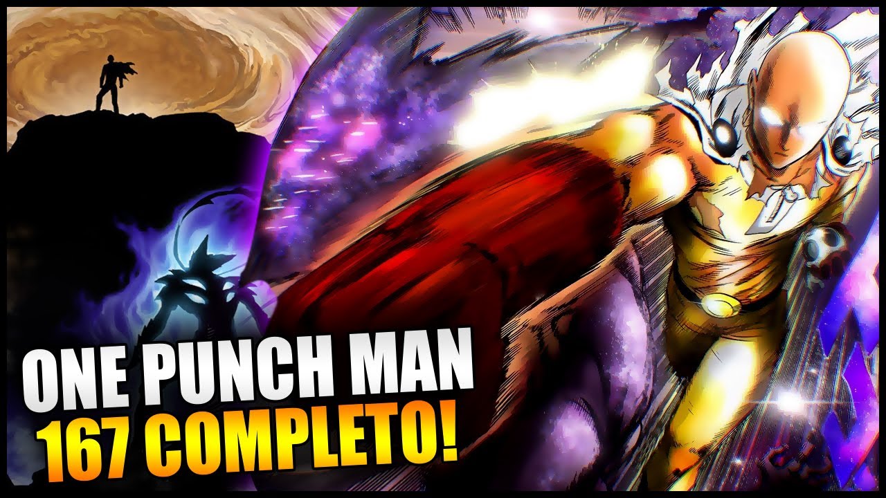 SAITAMA SÉRIO vs GAROU CÓSMICO FINAL! One Punch Man - Capítulo 168