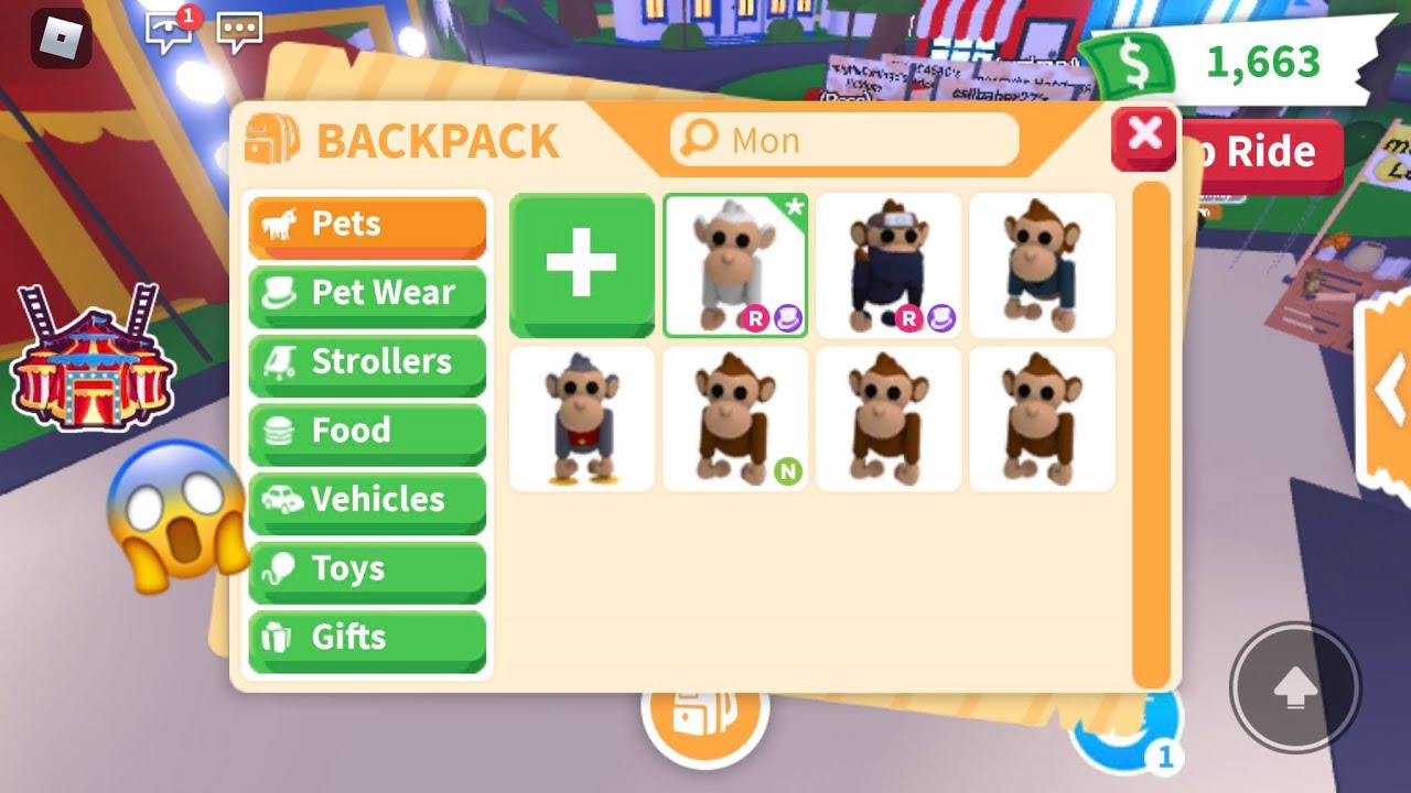 Albino Monkey, Trade Roblox Adopt Me Items