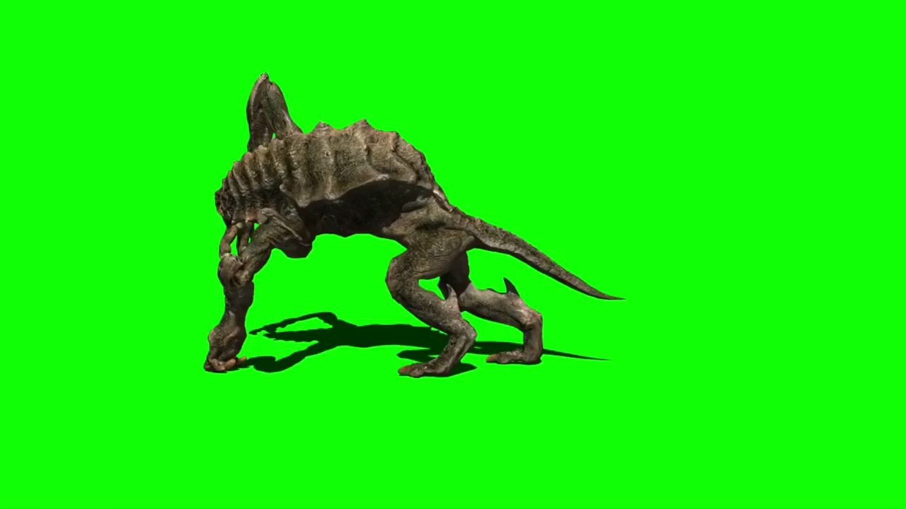 Monster Special Effects Green Screen Footage Sharing - BiliBili