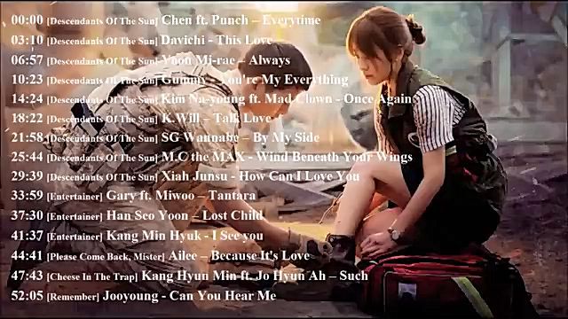 Descendants of The Sun Best Korean Drama OST Full Album