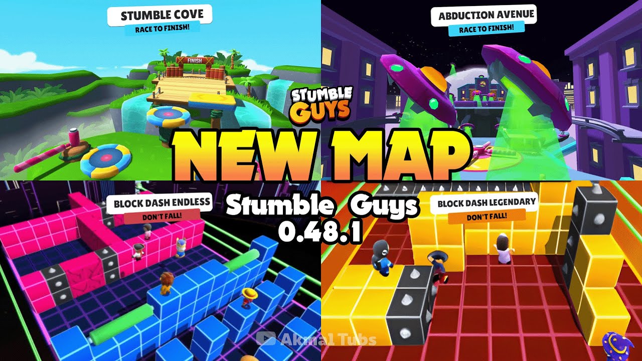 🔥Fastest Win! In Stumble Guys🔥, New Tricks In Block Dash Map