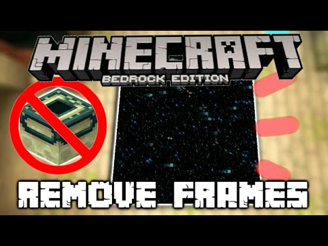 How to remove end portal frames in Minecraft