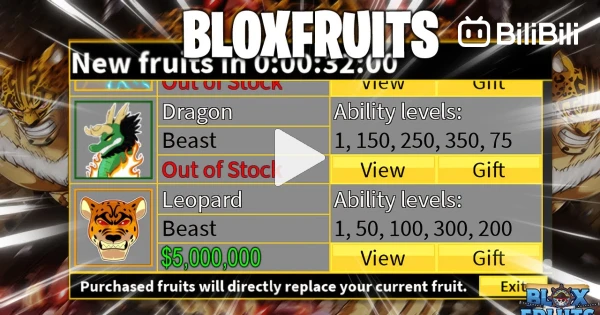 Leopard Fruit Was Finally On Blox Fruit Stock