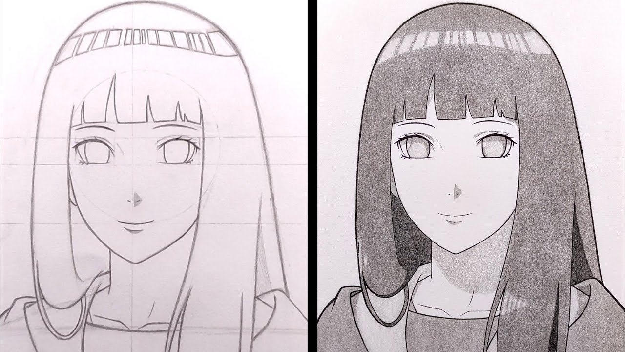 How to draw Naruto And Hinata  Naruto with Hinata step by step