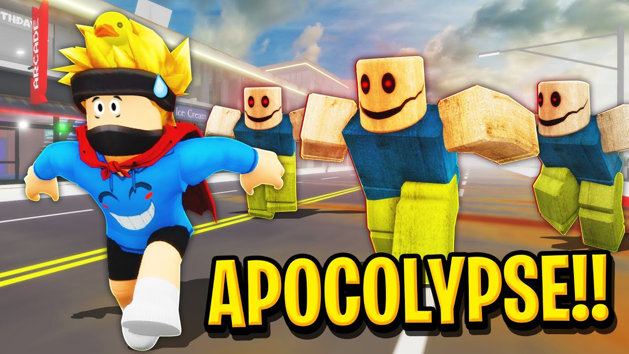 We Survived a SLENDER APOCALYPSE in ROBLOX BROOKHAVEN RP! 