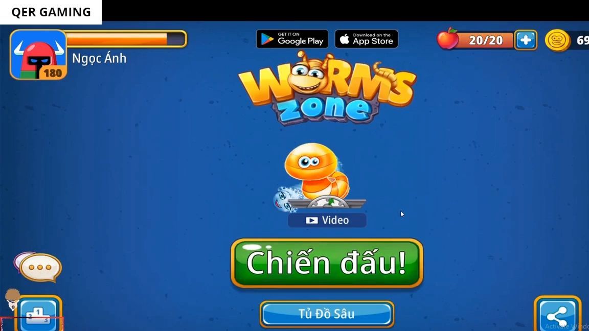 Rắn Săn Mồi Worms Zone - Game Vui 2 Người