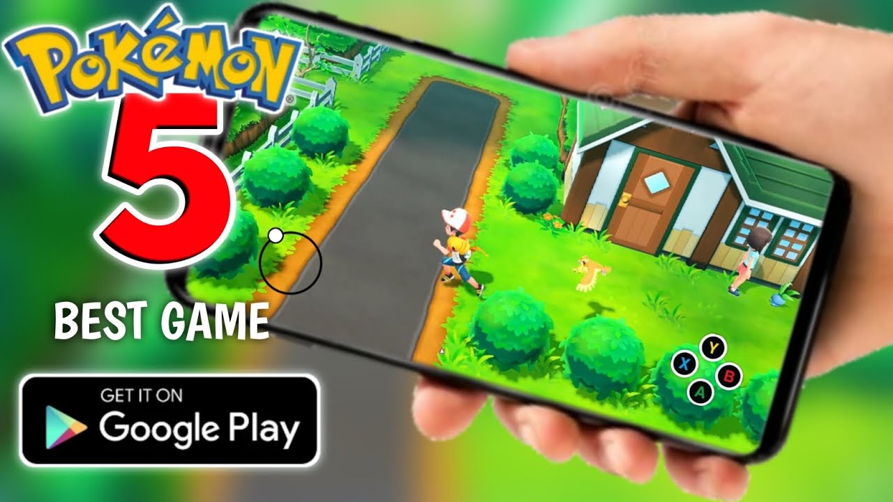 Top 5 Hidden POKEMON GAMES in play store for ANDROID/IOS Low end