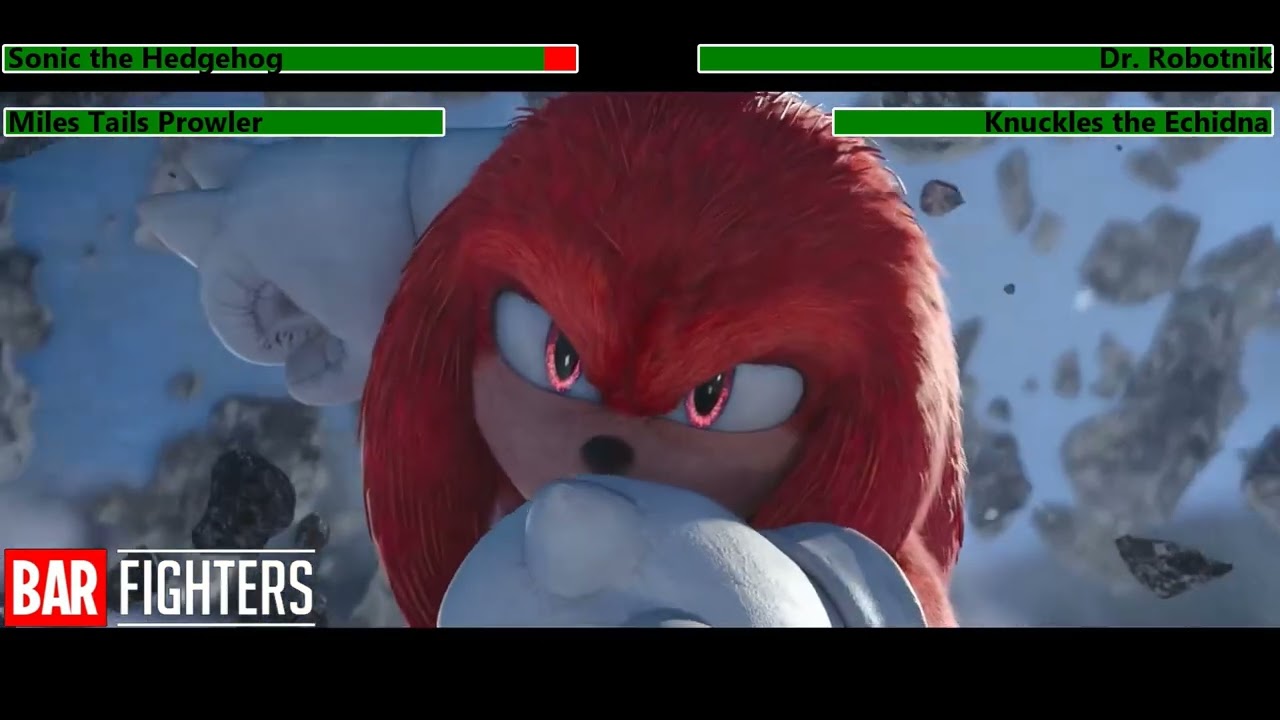 Sonic the Hedgehog 2 (2022) Final Battle with healthbars 3/3 