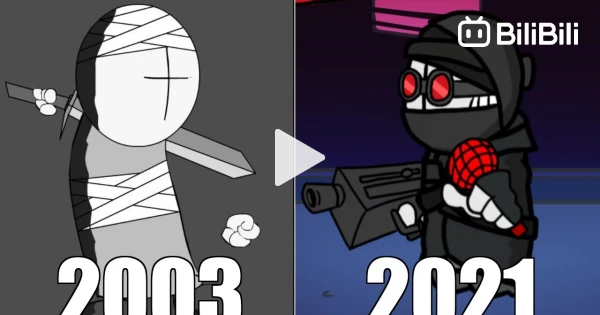 Evolution of Game Over Screen in Madness Combat Games [2003-2021] 
