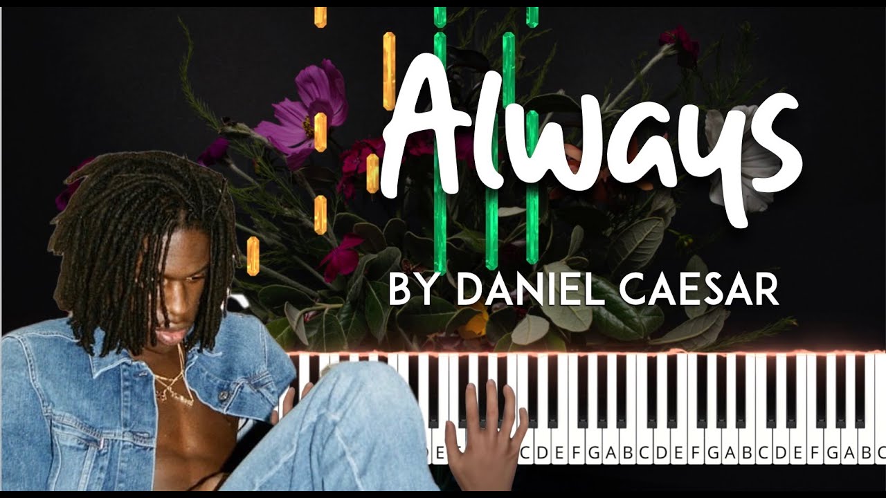 Always – Daniel Caesar Sheet music for Piano (Solo) Easy