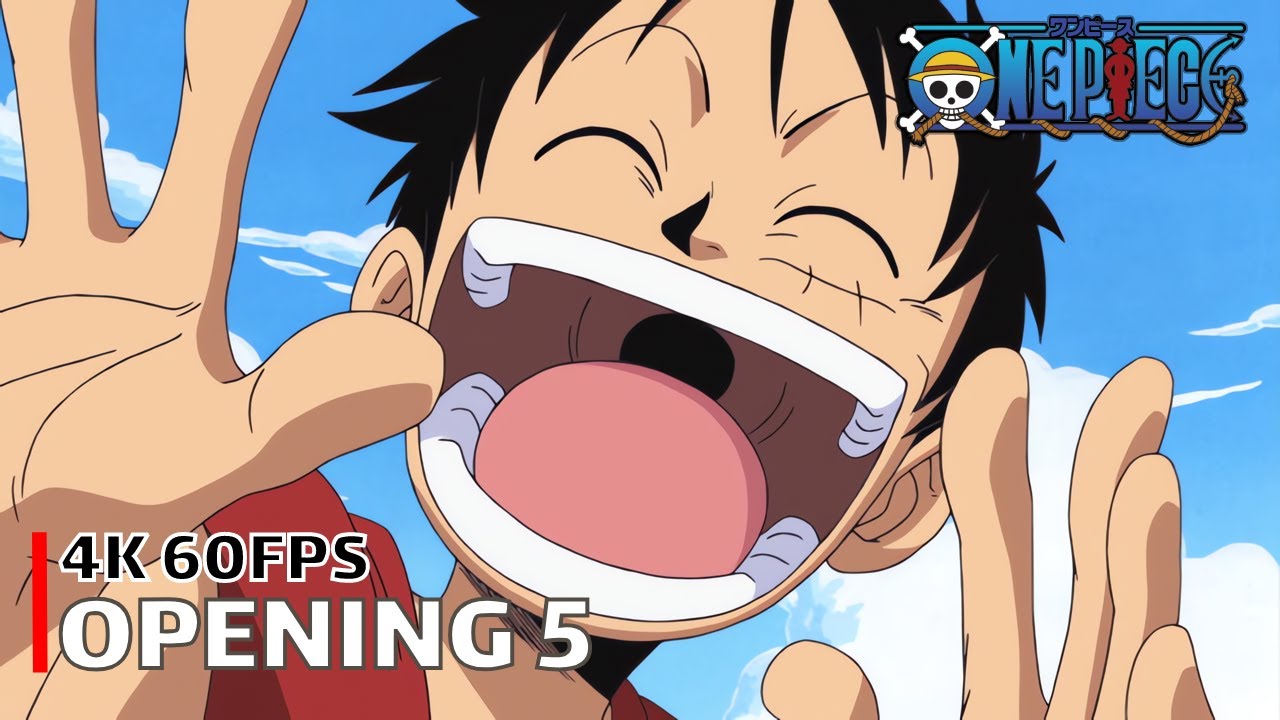 One Piece - Opening 16 【Hands Up!】 4K 60FPS Creditless