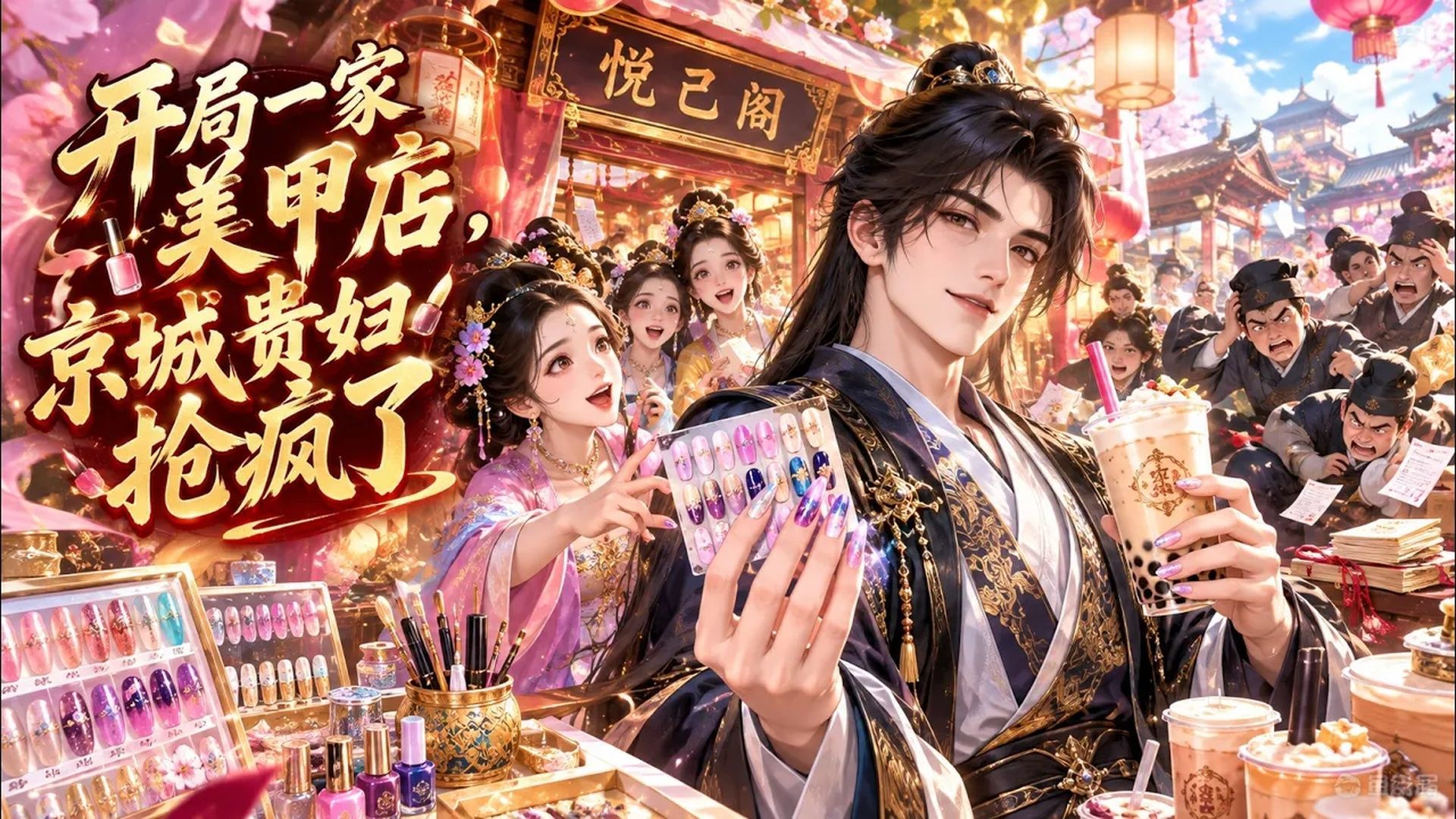 I Opened a Nail Salon, and the Nobles Went Crazy! - BiliBili