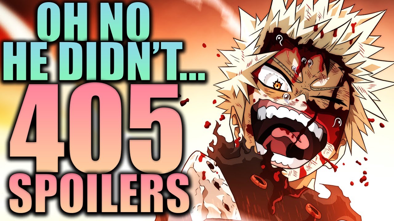 My Hero Academia: Prévia do Capítulo 405 - O Heroísmo de Bakugo e o  Despertar de uma Lenda