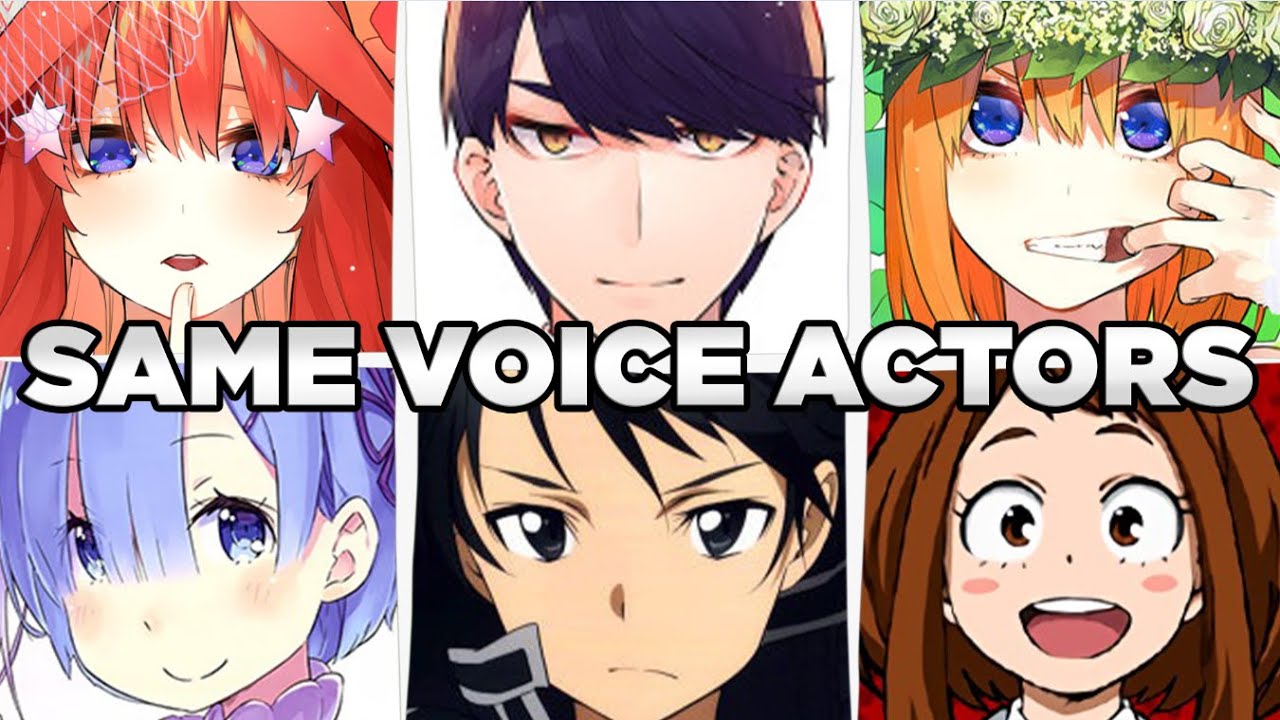 Gotoubun no Hanayome Anime Voice Actors / Seiyuu 