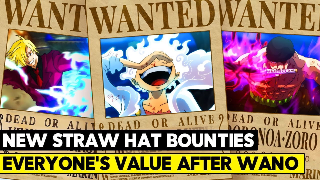 Straw Hat's New Bounty Posters, One Piece Chapter 1058 in Hindi