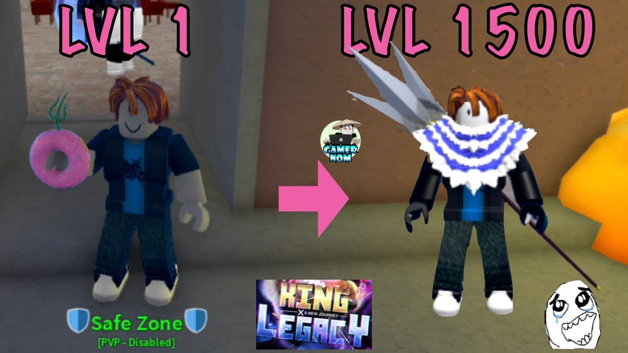 Noob to Max Level Using Phoenix Fruit In King Legacy (Roblox) 