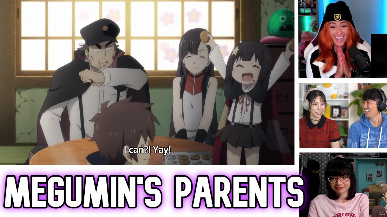 Kazuma meets Megumin's Parents and cute little Komekko