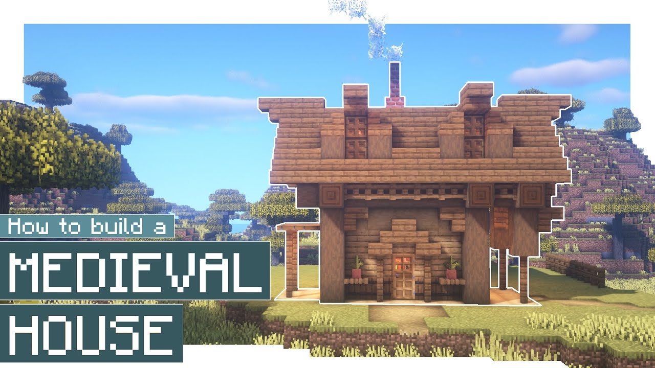 SurvivalHouse  Minecraft medieval, Minecraft medieval house, Minecraft  construction