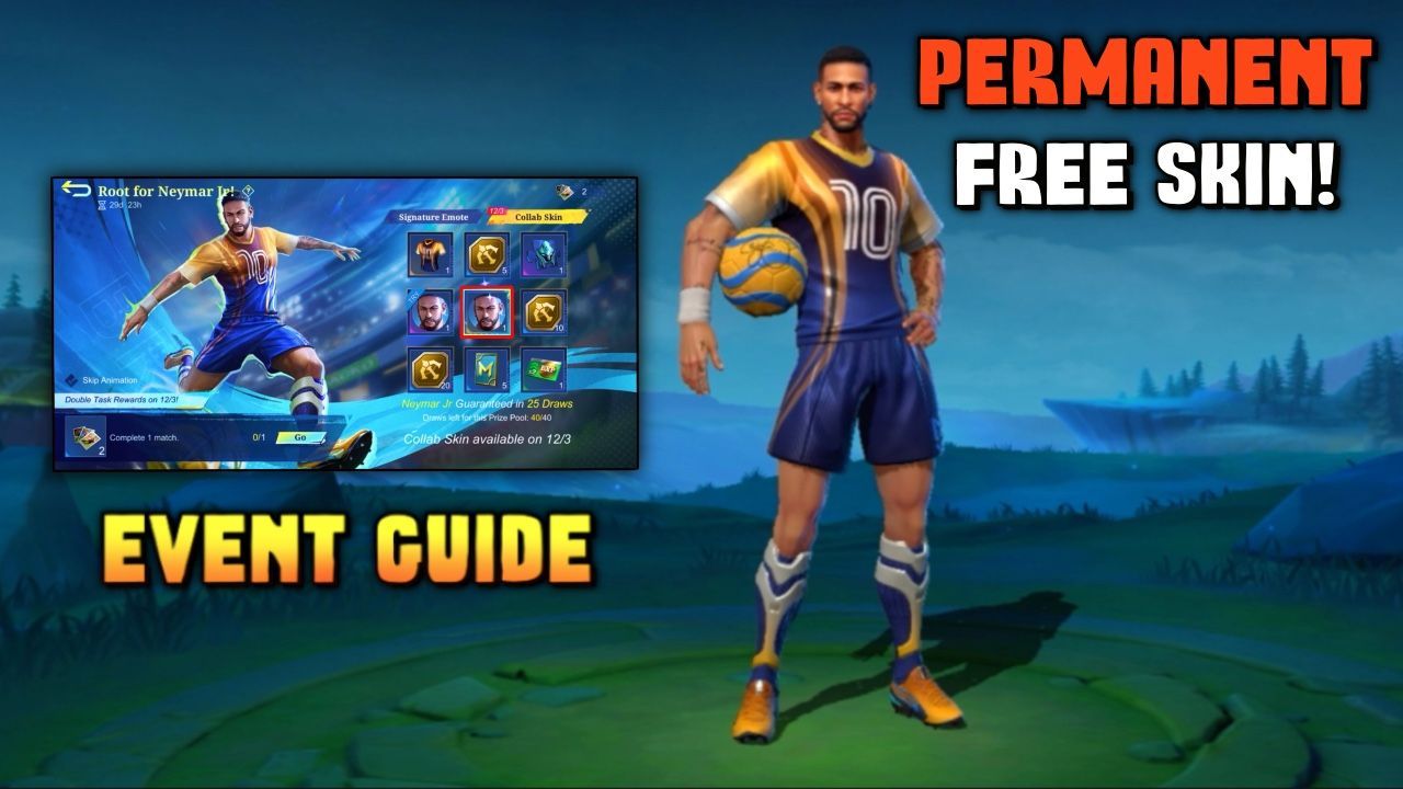 How to get free Neymar Jr Bruno skin in MLBB