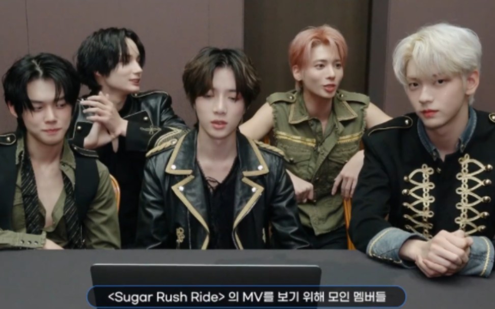 Reaction Video to TXT’s “Sugar Rush Ride” Music Video - BiliBili