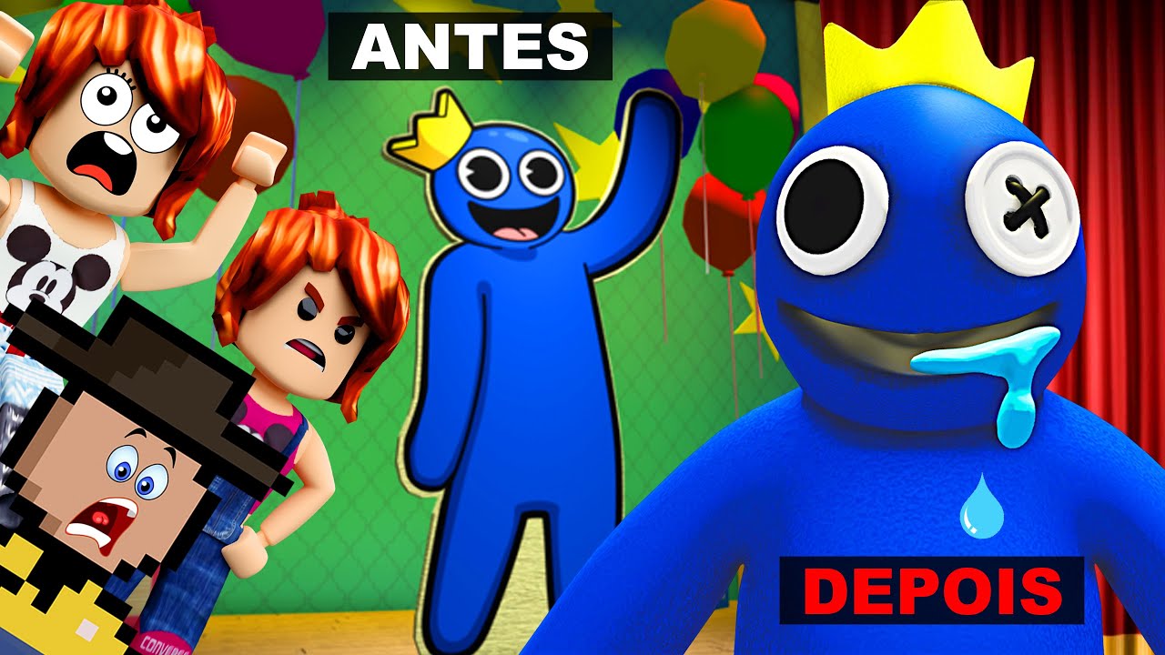 20 TIPOS de BICHO AZUL BABÃO (Roblox Rainbow Friends Morphs) 