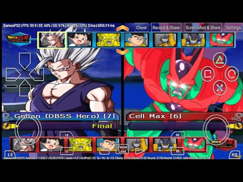 NEW Dragon Ball Super Super Hero DBZ Budokai Tenkaichi 3 MOD PS2