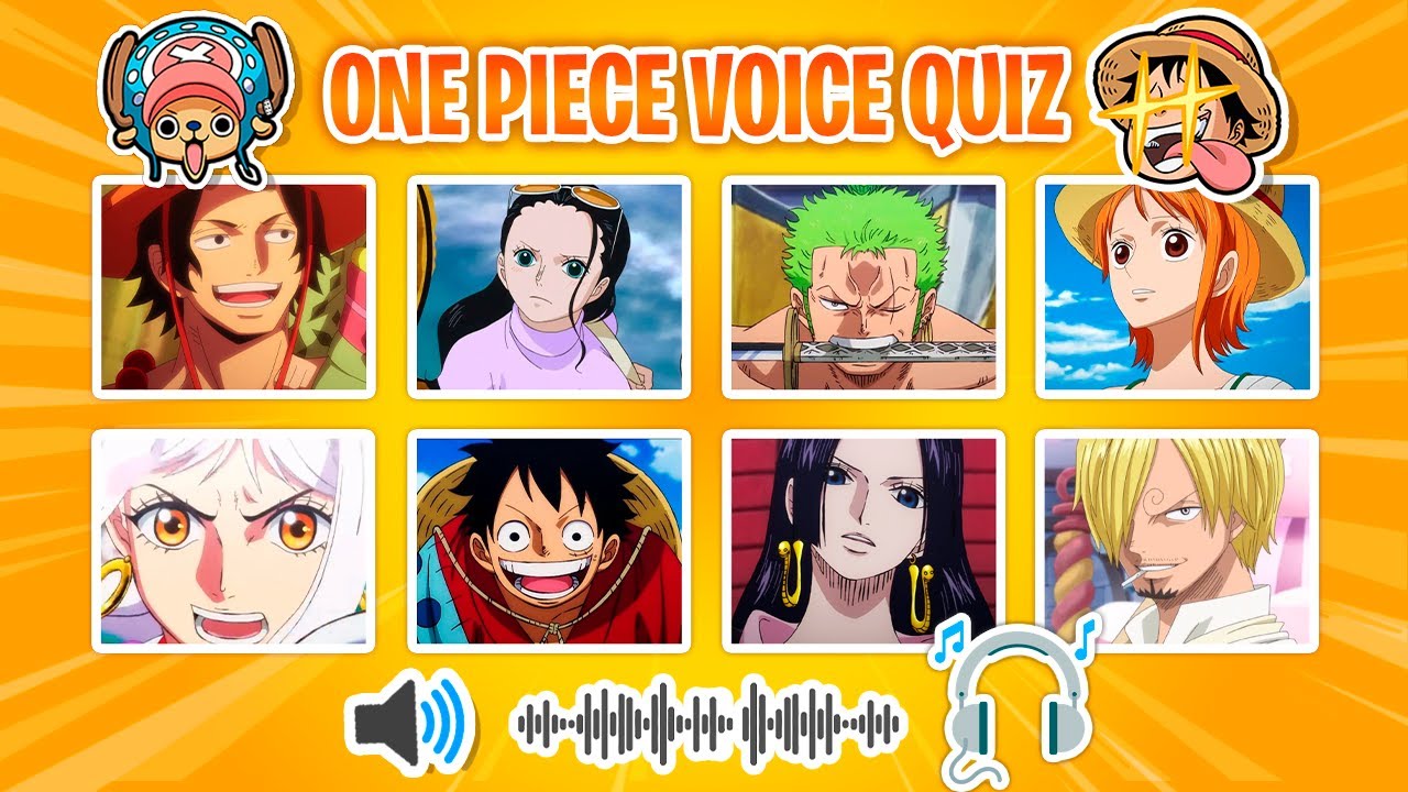 ONE PIECE VOICE QUIZ 🗣️👒 Guess the One Piece character voice 🏴‍☠️ 