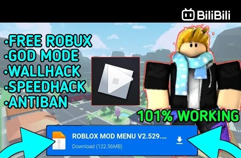 Roblox Mod Menu, Unlimited Robux, Fly, Speed Hack