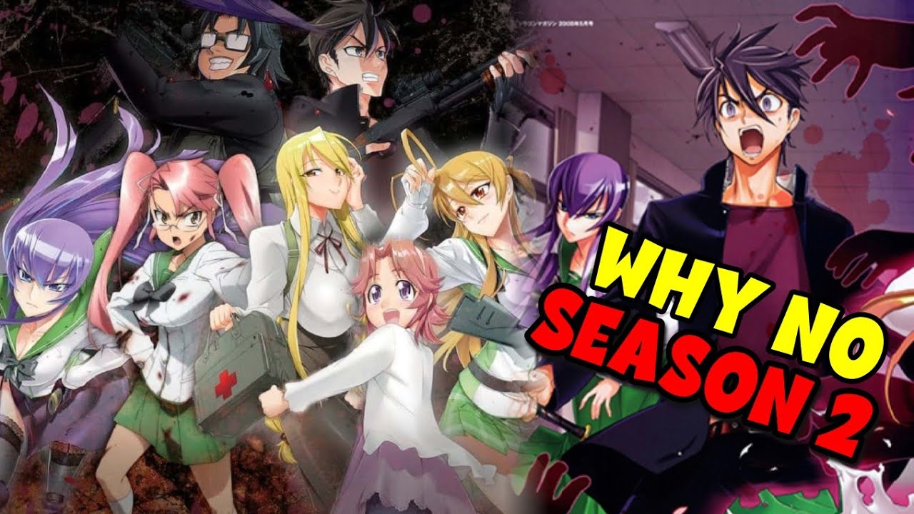 HIGH SCHOOL OF THE DEAD VAI TER 2 TEMPORADA? (H.O.T.D 2 temporada) 