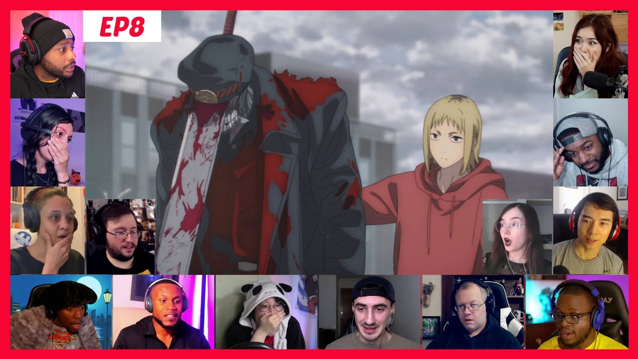 Chainsaw Man Episode 1 Reaction Mashup, チェンソーマン Ep 1 Reaction Mashup