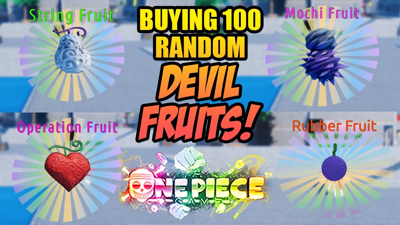 Spinning 500 Random Devil Fruits in Anime Fruit Simulator - BiliBili