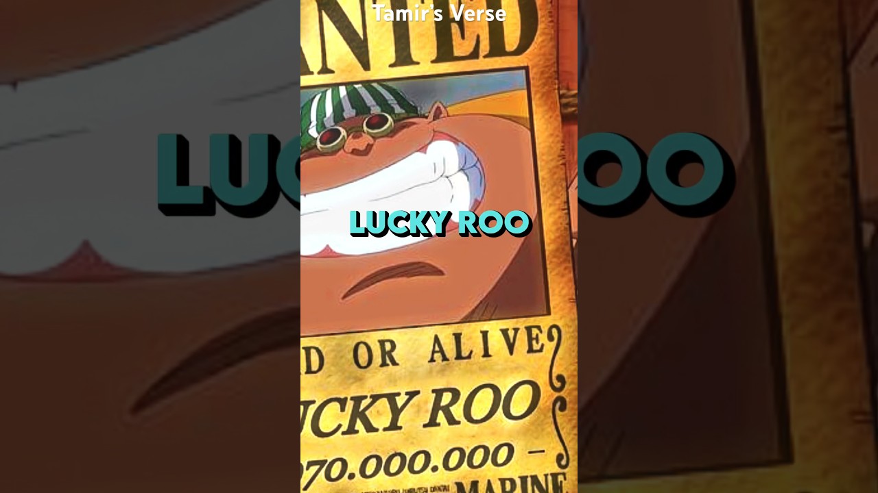 Lucky Roo: The Fastest Man in One Piece #anime #onepiece #luffy #shorts ...