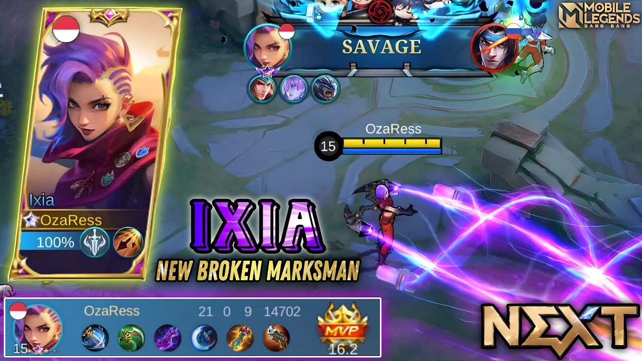 Ixia Mobile Legends , New Hero Ixia Gameplay - Mobile Legends Bang Bang 