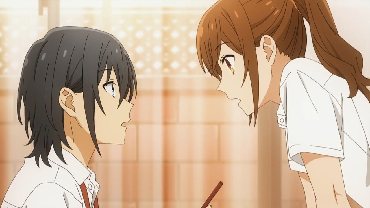 Miyamura Licks Hori's Finger  Horimiya : Piece Episode 4. - BiliBili