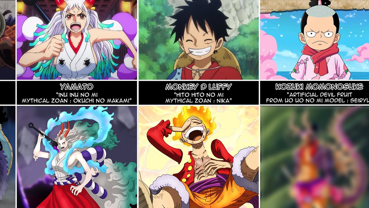 One Piece: All Known Mythical Zoan Devil Fruits