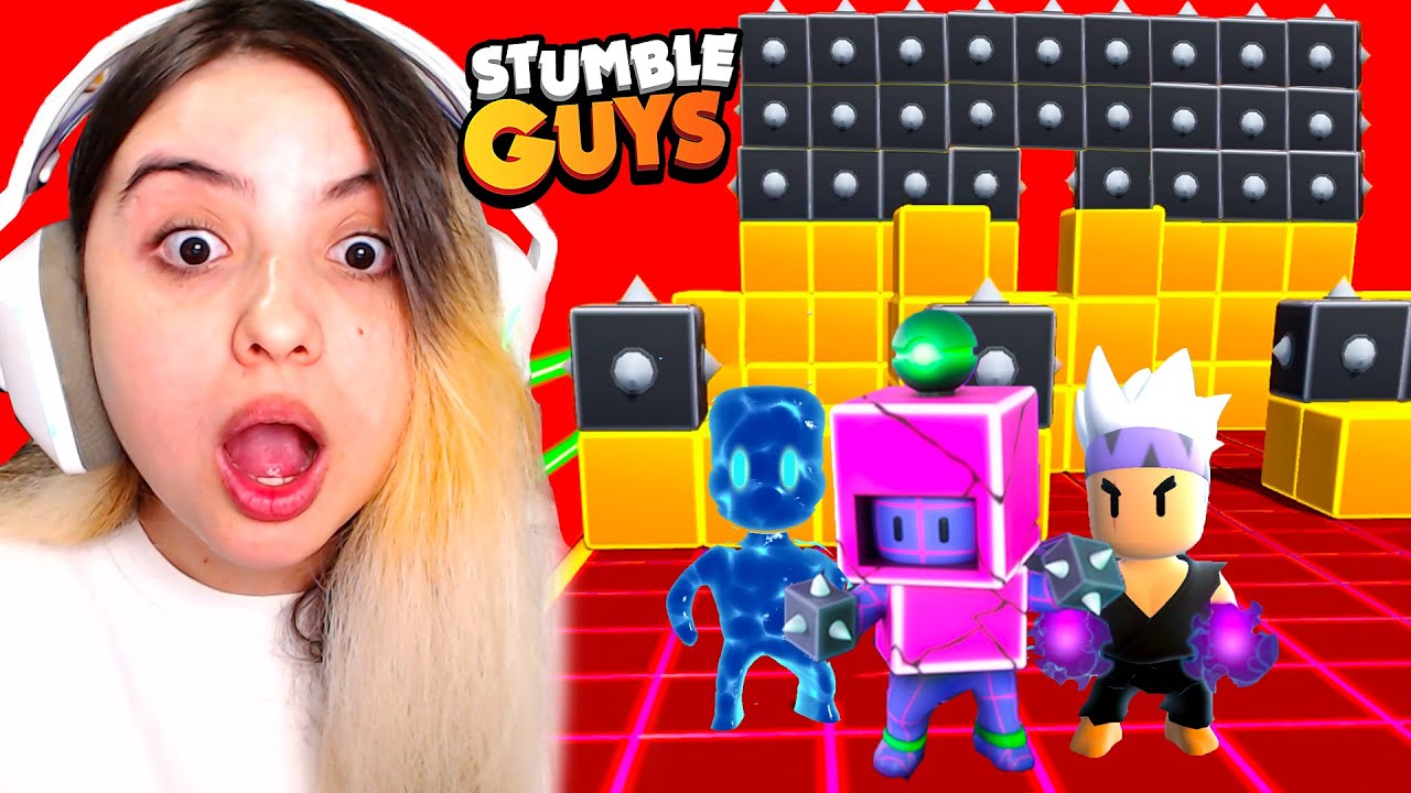 JOGUEI A CORRIDA DO STUMBLE GUYS DENTRO DO MINECRAFT!!